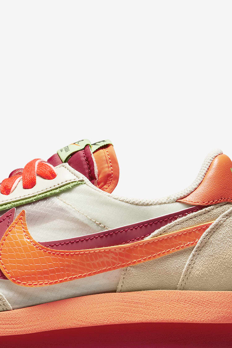 nike x sacai x clot ldwaffle orange blaze